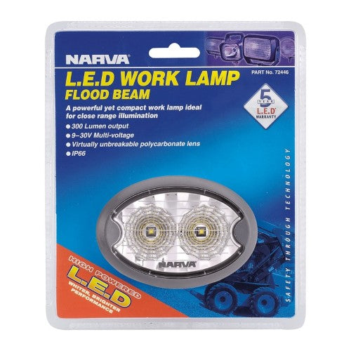 Narva - W/Lamp Led 9-64v Oval 300lm