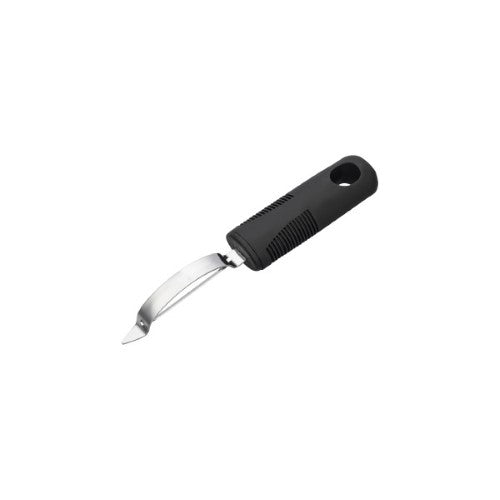 Easy Grip Peeler Stainless Steel with Black Handle 195mm - Chef Inox