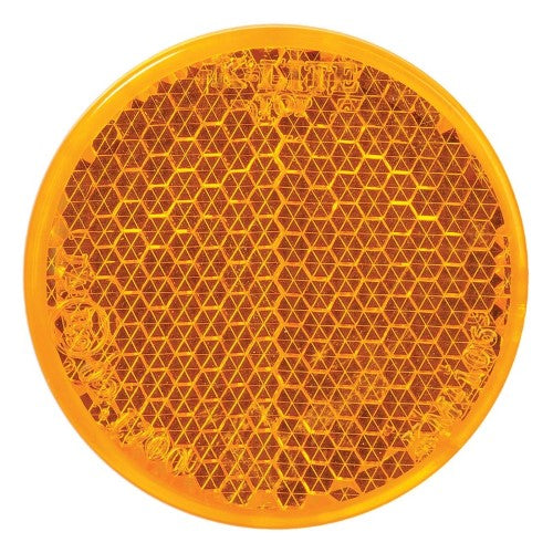 Retro Reflector With Self Adhesive (Amber)