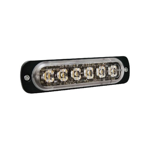 Low Profile W/Light 12/24v 6 Led Amber