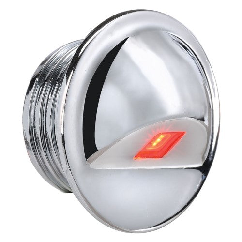 12/24v Chrome Step Light Red - Narva