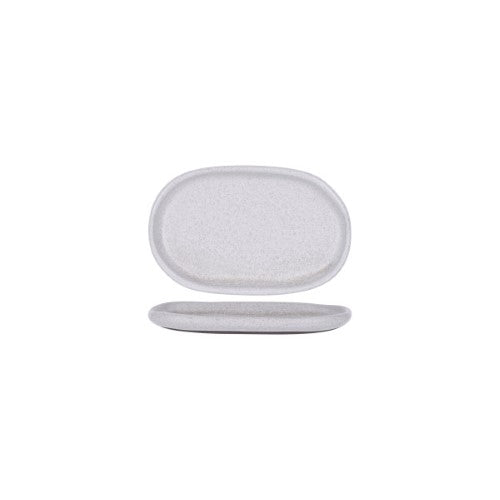 Naturals Ash Grey Oval Plate 210x135x20mm - Tablekraft  - Set of 6