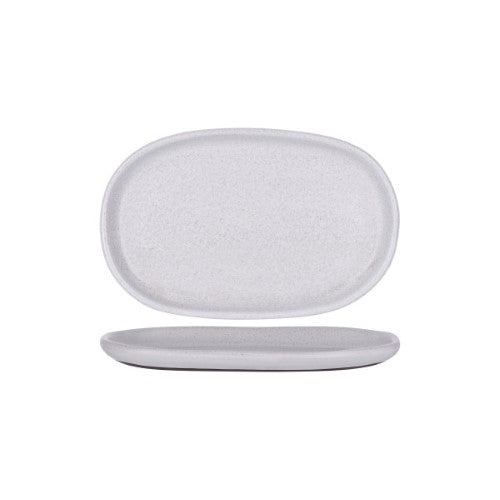 Naturals Ash Grey Oval Plate 310x200x28mm - Tablekraft  - Set of 3