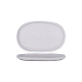 Naturals Ash Grey Oval Plate 310x200x28mm - Tablekraft  - Set of 3