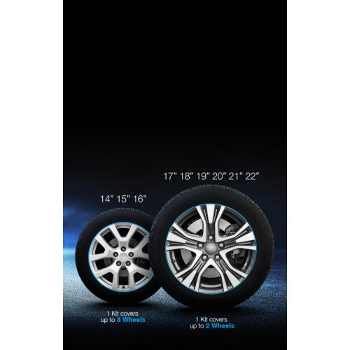 TYPE S - BLUE SELF ADHESIVE RIM ACCENT TRIM
