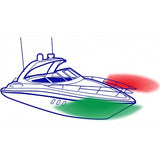 9-33v 1nm Led Black Starboard Lamp