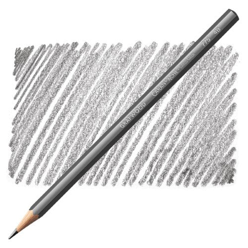 Caran d'Ache Grafwood Artist Graphite Pencils 4B  (Set of 3)