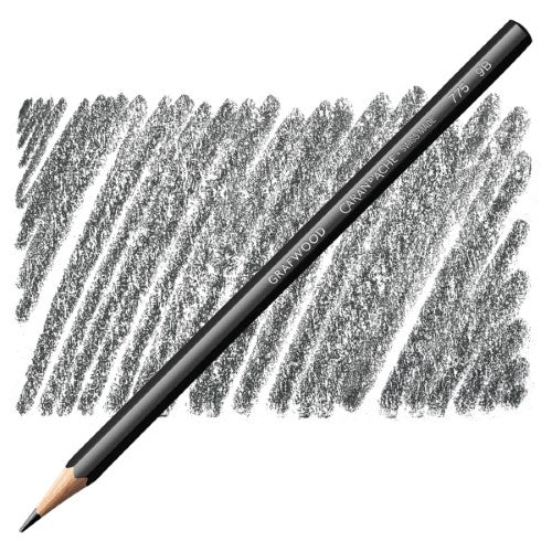 Caran d'Ache Grafwood Artist Graphite Pencils 9B  (Set of 3)