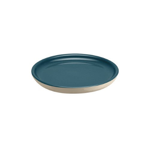 Small Plate 18cm - Blue Flame/Ivory - Emile Henry  - Set of 4
