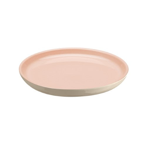 Large Plate 25cm - Powder Pink/Ivory - Emile Henry  - Set of 4