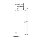 EKLIND 2mm Long Series Ball Hex L-Key