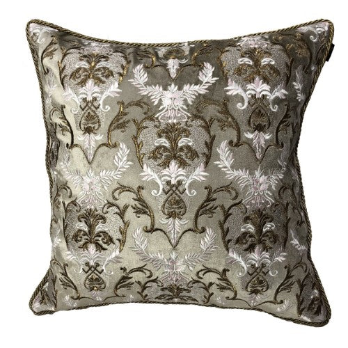 Cushion Cover - Hand Embroidered  - Multi Coloured 55cm