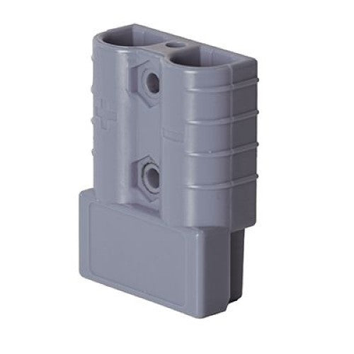 50AMP HEAVY DUTY GREY CONNECTOR WITH BLACK PROTECTIVE COVER