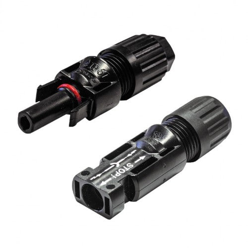 MC4 - MALE/FEMALE IN LINE TWIN PACK WITH PINS