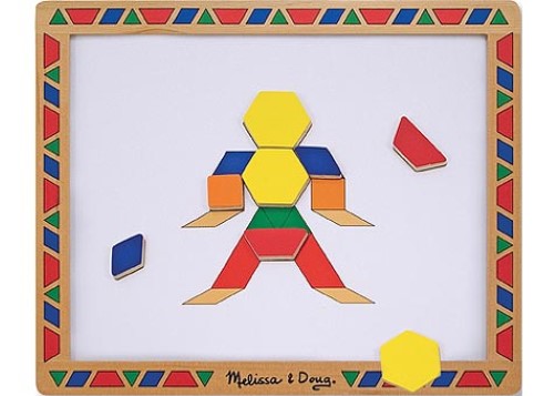 Melissa & Doug - Magnetic Pattern Block Kit
