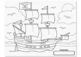Melissa & Doug - Jumbo Colouring Pad - Blue