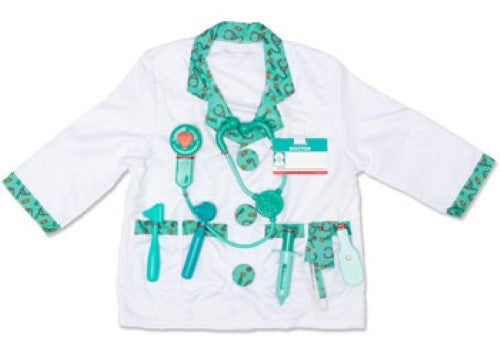 Melissa & Doug - Doctor Role Play Costume Set - Pack of 3