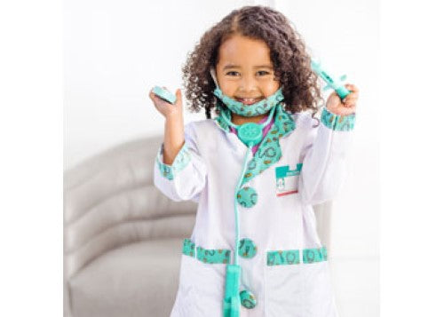 Melissa & Doug - Doctor Role Play Costume Set - Pack of 3