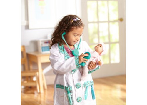 Melissa & Doug - Doctor Role Play Costume Set - Pack of 3