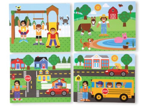 Melissa & Doug - Wooden Magnetic Picture Game