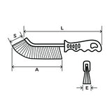 PG PROFESSIONAL Hand Brush (Brass Plated Steel)