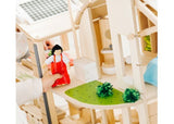 PlanToys Green Dollhouse with Furniture
