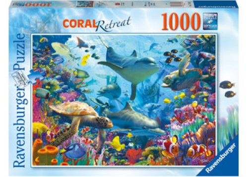 Puzzle - Ravensburger- Coral Retreat 1000p