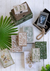 Green Leaf Book Box Set of 2 - 27cm