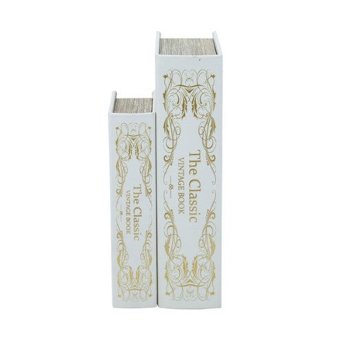 White Book Box Set of 2