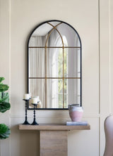 Antiqued Wall Mirror - 120cm