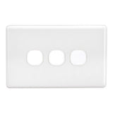 3 GANG BLANK SWITCH WHITE