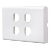 4 GANG BLANK SWITCH WHITE