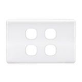 4 GANG BLANK SWITCH WHITE