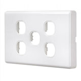 5 GANG BLANK SWITCH WHITE