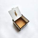 Square Trinket Box - Kowhai (8 x 8 x 4cm)