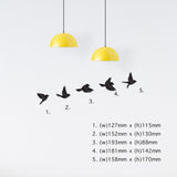 Wall Art - Sparrows in Flight (ACM Black)