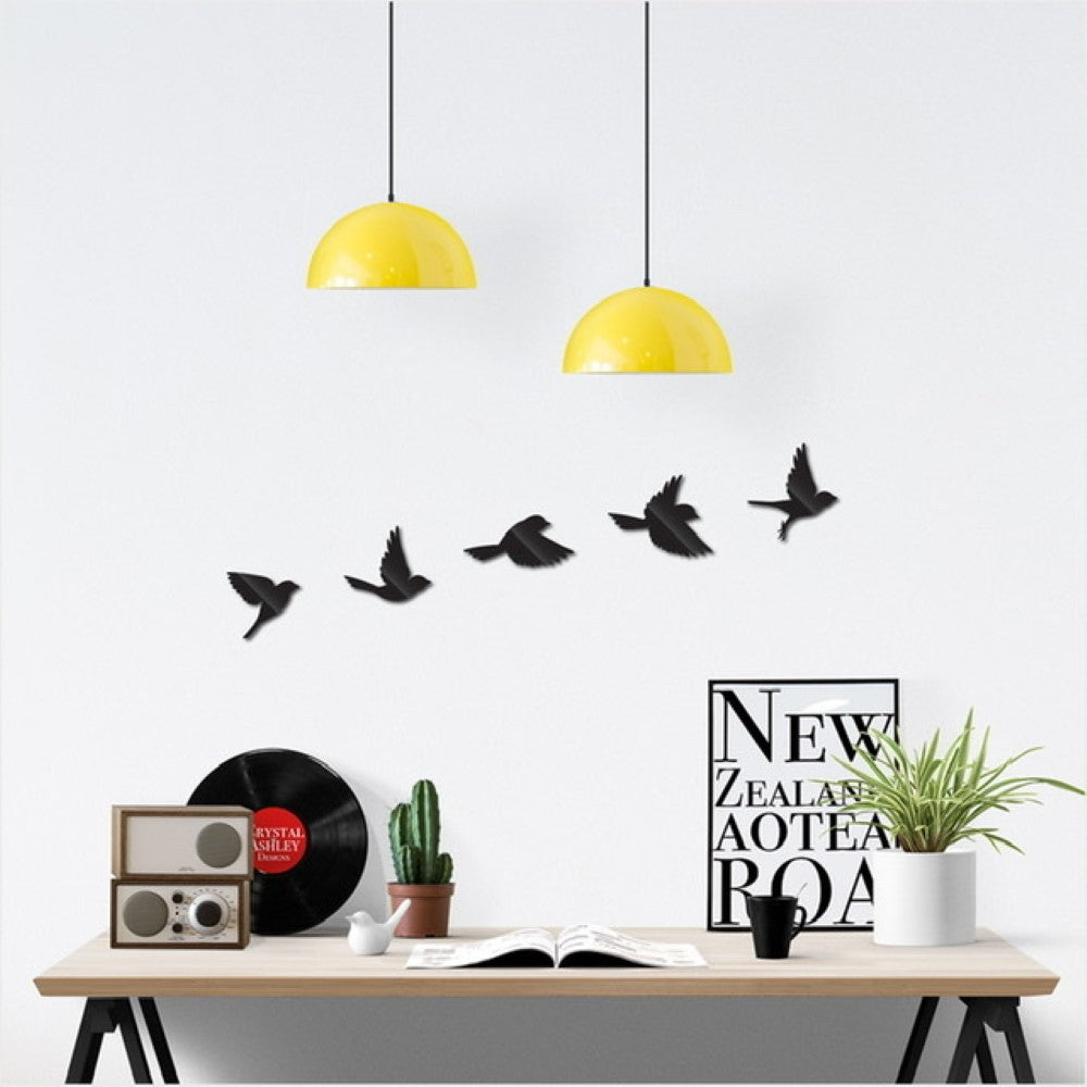 Wall Art - Sparrows in Flight (ACM Black)