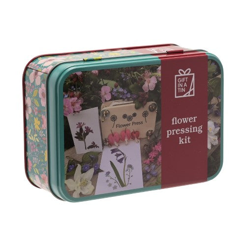 Toy Tin Set - Apples Gifts For Grown Ups Flower Pressing Kit Tin (2 Sets)