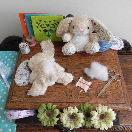 Toy Tin Set - Apples To Pears Gift In A Tin Sew Me Up Floral Bunny (2 Sets)