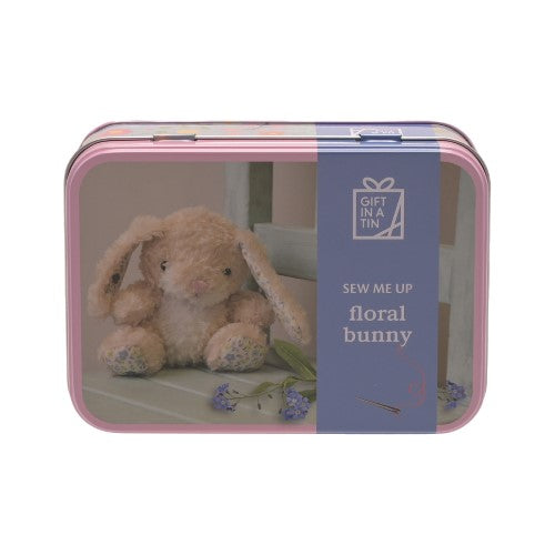 Toy Tin Set - Apples To Pears Gift In A Tin Sew Me Up Floral Bunny (2 Sets)