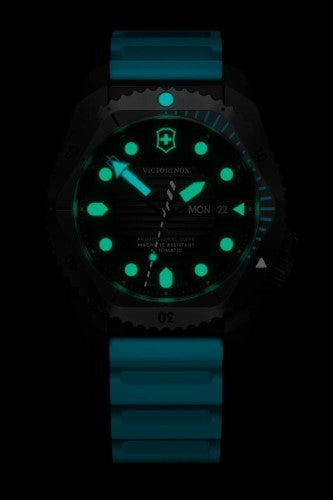 Watch - VICTORINOX Dive Pro 43mm Black Dial Blue Rubber Strap
