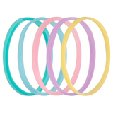 Snagless Elastics - Lady Jayne Small Elastomer Pastel 50 Pack (3 Packs)