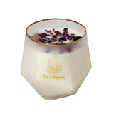 Infused Soy Candle - Amethyst & Rose Quartz (Oud & Bergamot)