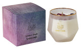 Infused Soy Candle - Amethyst & Rose Quartz (Lavender & Vanilla)