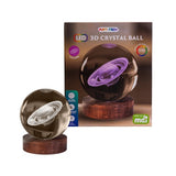 3D Crystal Ball Lamp - Saturn (8 x 8 x 9.5cm)