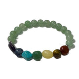 Chakra Bracelet - Tumblestones Aventurine