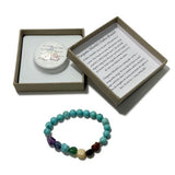 Chakra Bracelet - Tumblestones Turquoise Howlite