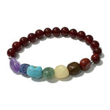 Chakra Bracelet - Tumblestones Carnelian
