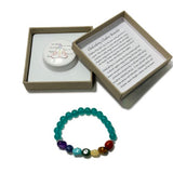 Chakra Bracelet - Tumblestones Chalcedony