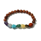 Chakra Bracelet - Tumblestones Goldstone